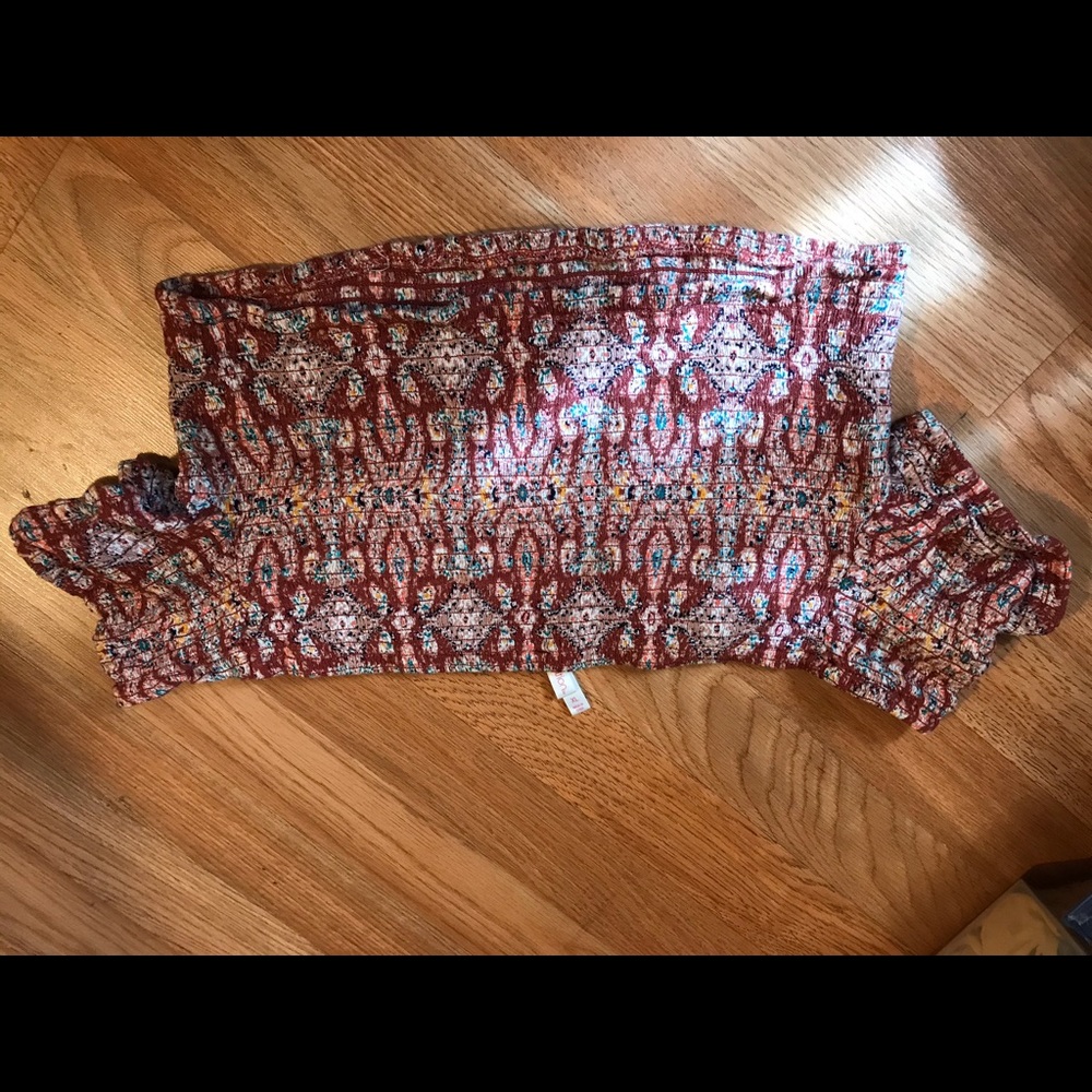 Flower crop top